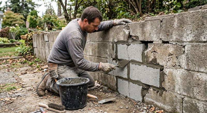 Block Wall Repair in Dallas, TX