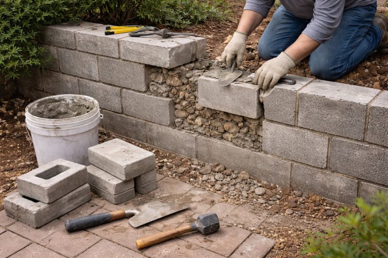 Block Wall Repair in Terrell, TX