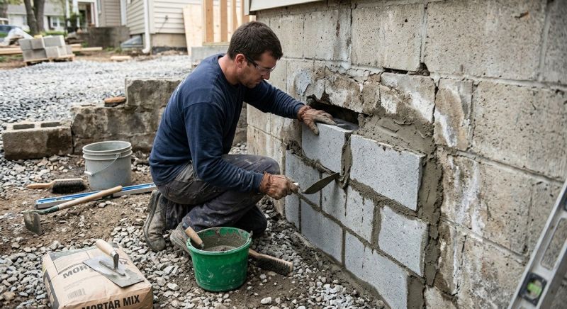 Block Work Repair in Forney, TX