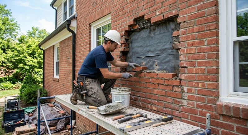 Brick Flatwork Repair in Sunnyvale, TX