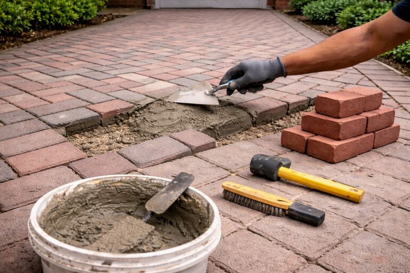 Brick Floor Repair in Forney, TX