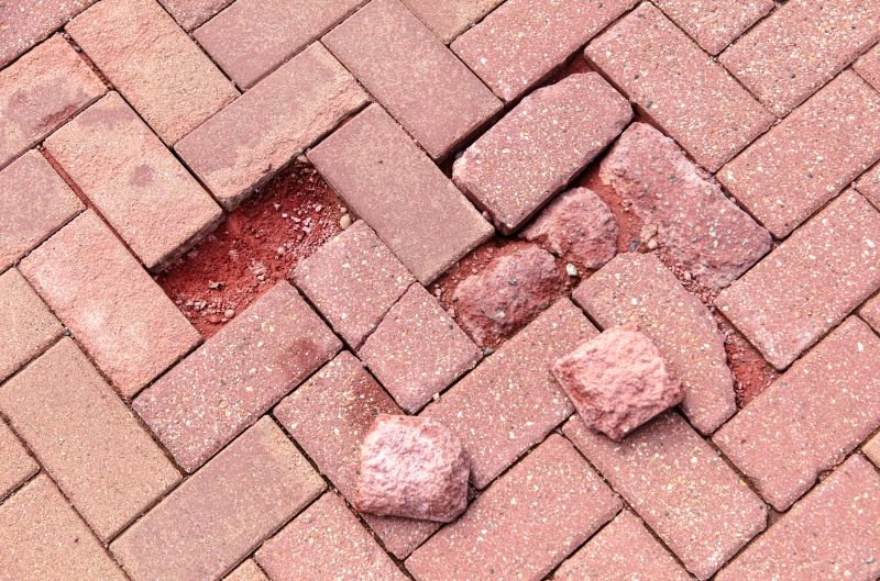Brick Pathway Repair in Forney, TX