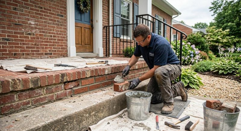 Brick Stairs Repair in Dallas, TX