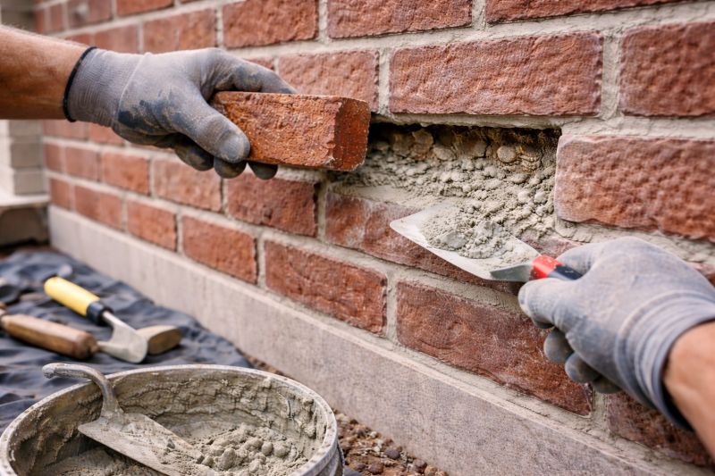 Brick Stairs Repair in Terrell, TX