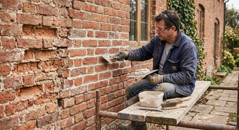 Brick Stairs Repair in Wylie, TX