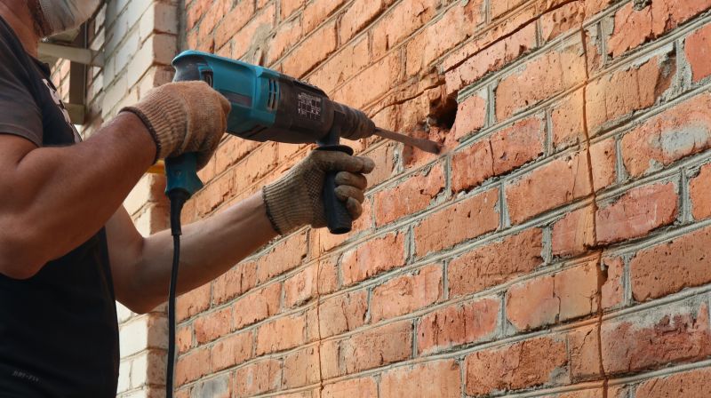 Brick Wall Repair in Rockwall County, TX