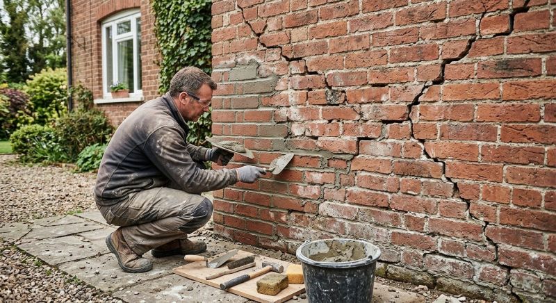 Brick Wall Repair in Rowlett, TX