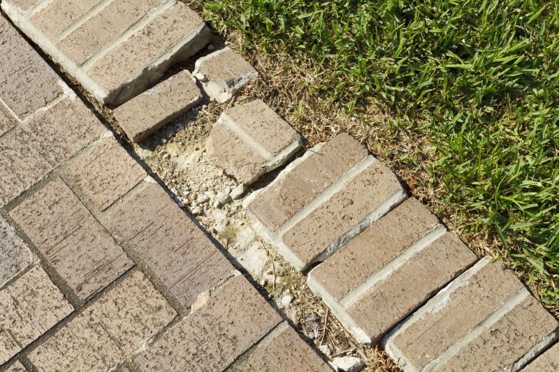 Entryway Brick Repair in Forney, TX