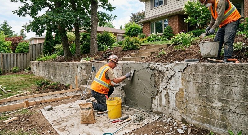 Retaining Wall Repair in Dallas, TX