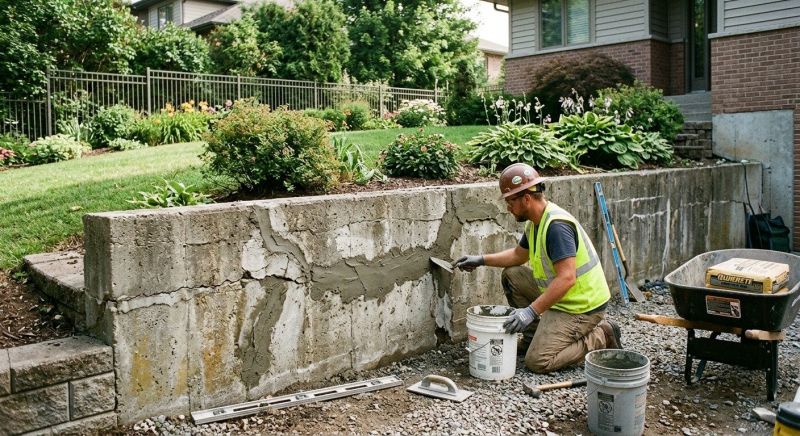 Retaining Wall Repair in Kaufman, TX