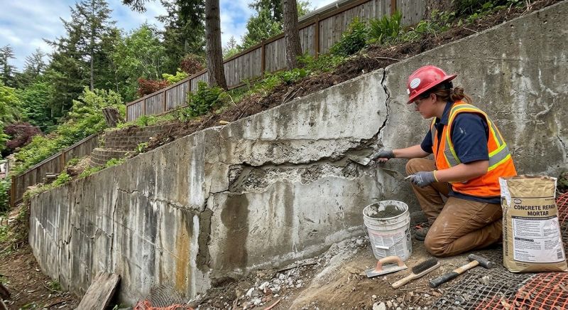 Retaining Wall Repair in Mesquite, TX