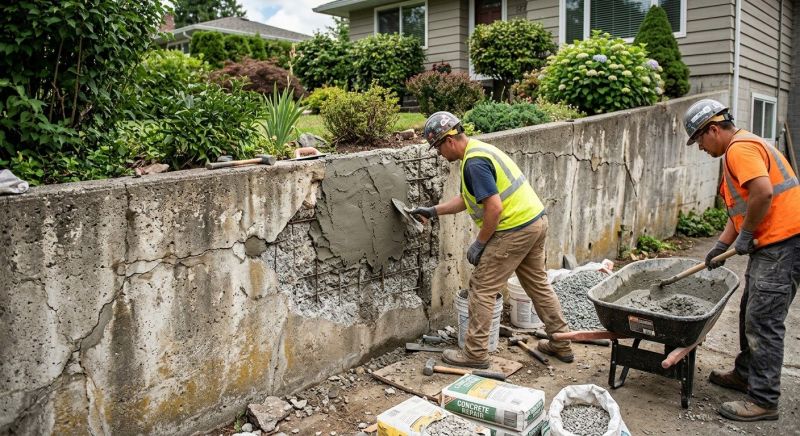 Retaining Wall Repair in Terrell, TX