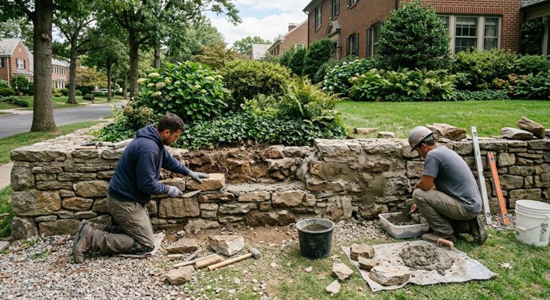 Retaining Wall Repair in Terrell, TX