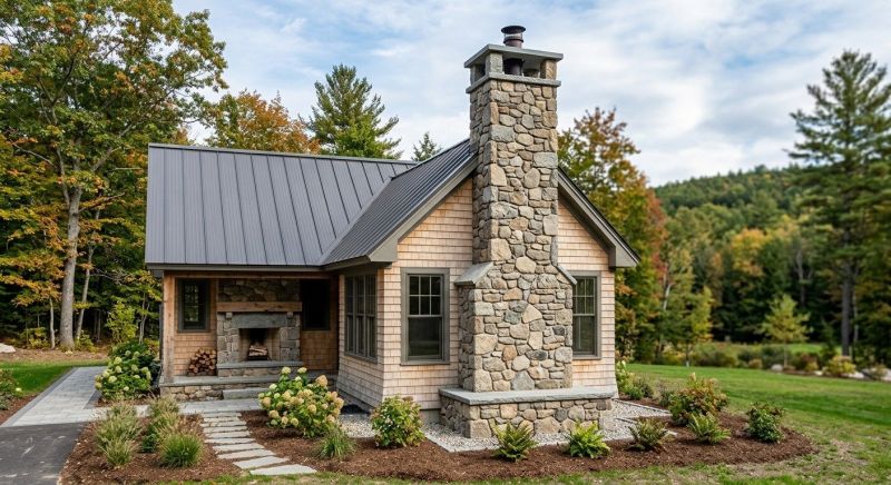 Stone Chimney Installation in Kaufman, TX