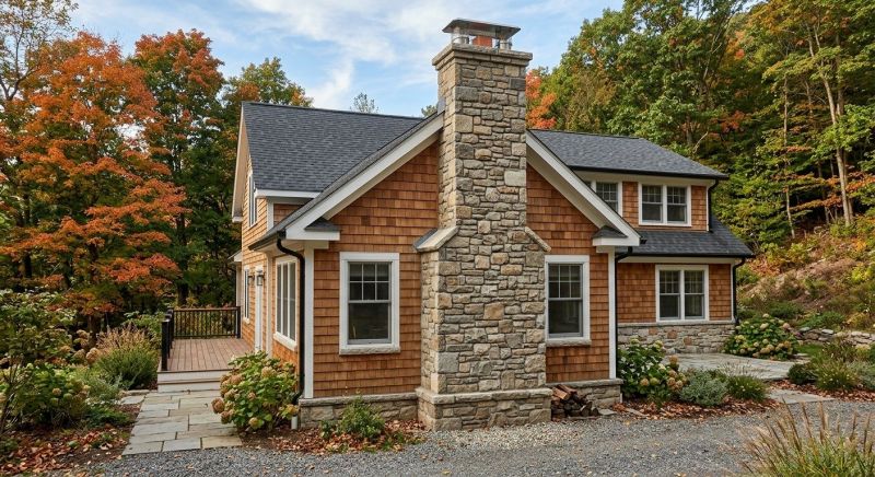 Stone Chimney Installation in Royse City, TX