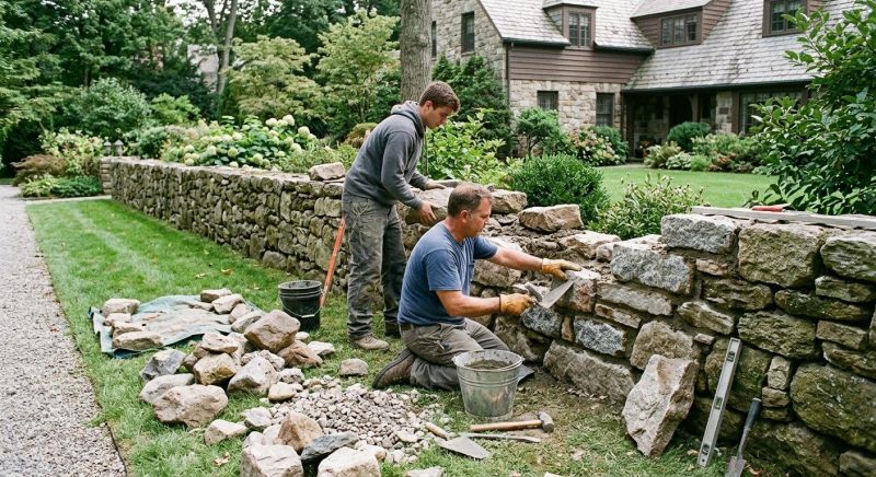 Stone Column Repair in Forney, TX