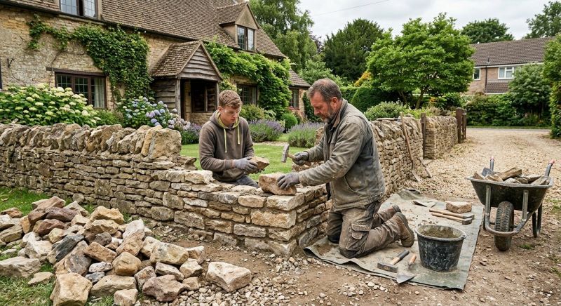 Stone Wall Repair in Dallas, TX