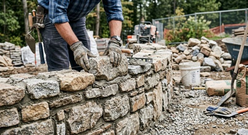 Stonework Installation in Lancaster, TX